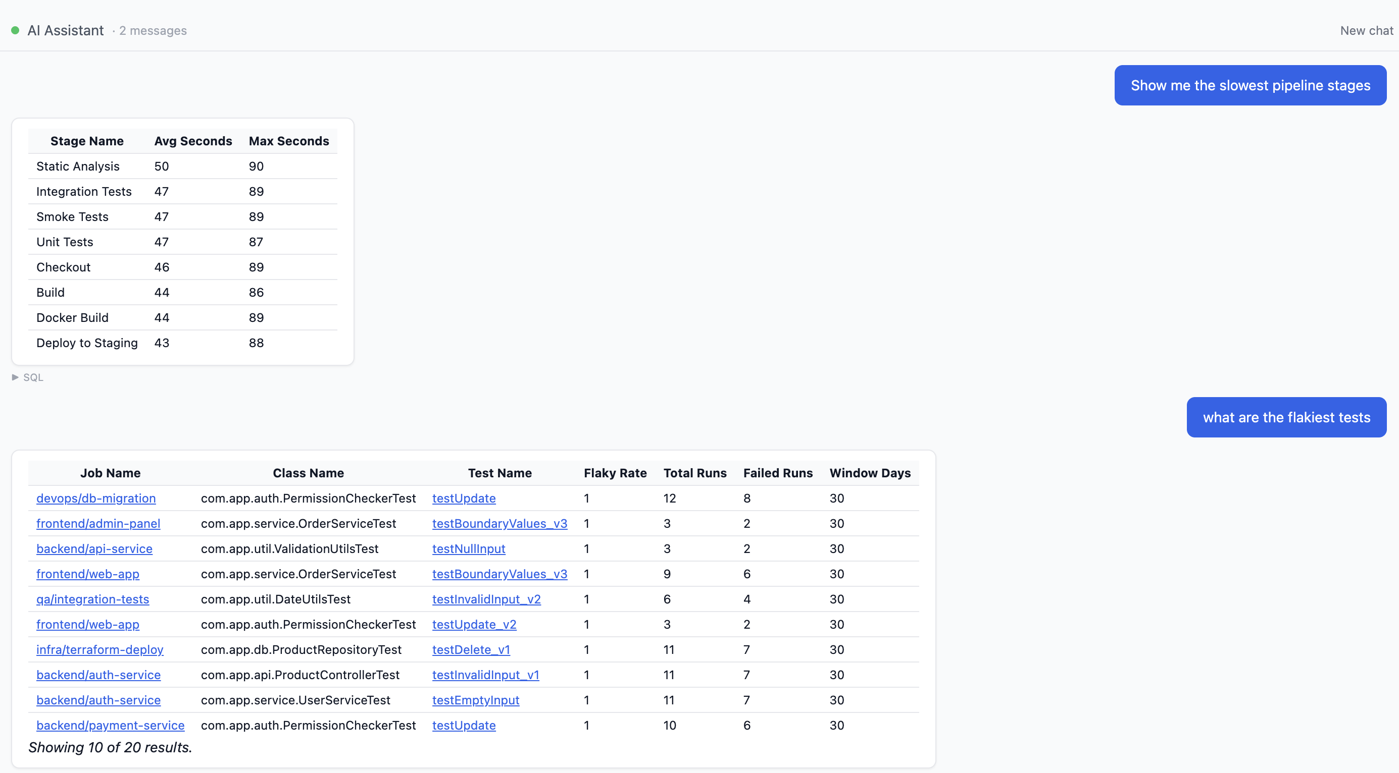 BuildButler Ask AI — AI-powered chat interface for build failure analysis
